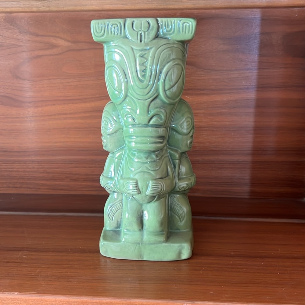 Paioio tiki mug green Philippe Tilikete Tiki Farm - Picture 3 of 7